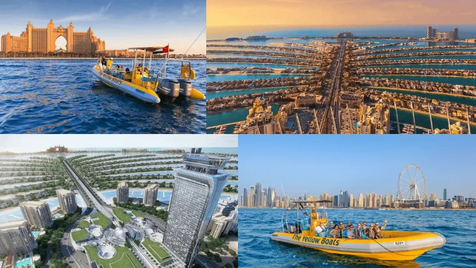 99 Minutes Premium Boat Tour + FREE View at the Palm – Combo - Image 1